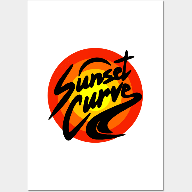 sunset curve Julie and the phantoms Wall Art by yazriltri_dsgn